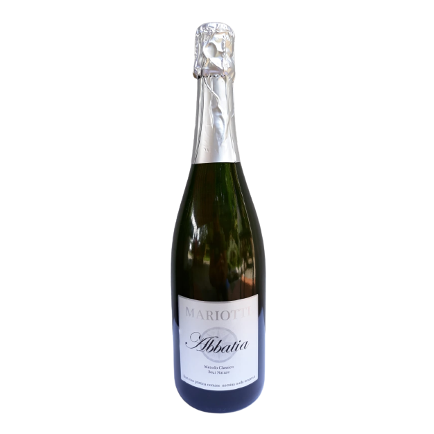  Vino spumante di qualità BIANCO metodo classico“Brut Nature” millesimo 2016 “Abbatia”